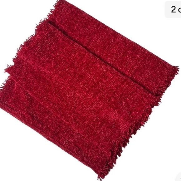 𝅺charter Club Solid Red Infinite-Loop Scarf One Size.  NWT - Picture 4 of 6